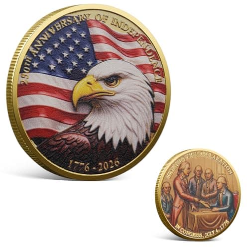 USA 250th Anniversary Commemorative Coin for $5 + free shipping w/ Prime