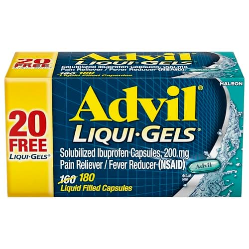Advil Liqui-Gels 180-Count Only $5 Shipped on Amazon (Reg. $20)