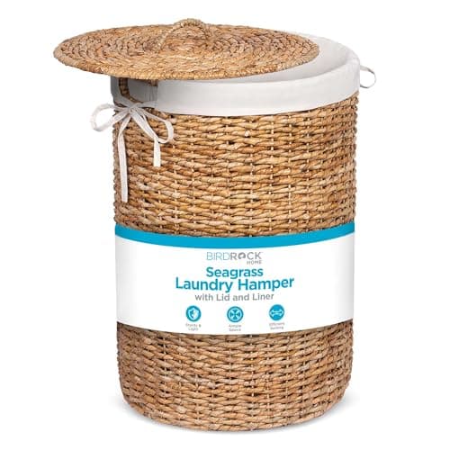BIRDROCK HOME Seagrass Laundry...droom & Laundry Room - Natural