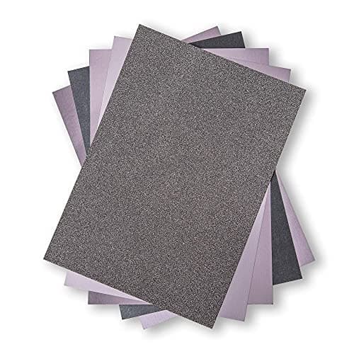 Sizzix, Charcoal, Surfacez-Sur...stock , 50 Pack, Gray (664536)