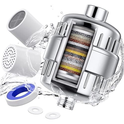 Shower Filter 20 Stage Showerh...rine Fluoride, Polished Chrome