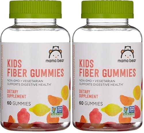 Amazon Brand - Mama Bear - Kid..., Orange, 60 Count (Pack of 2)