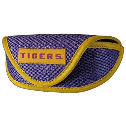 NCAA LSU Tigers Sports Sunglasses Case, Purple