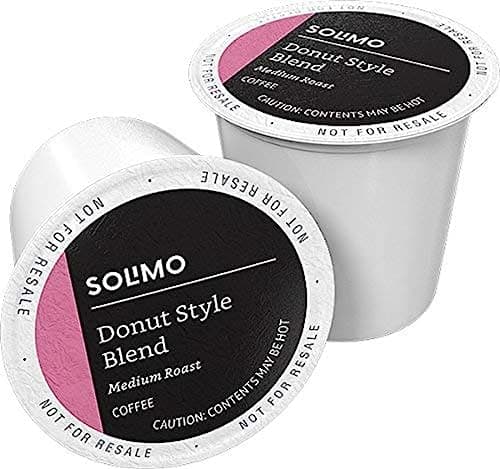 Select Accounts: 100-Ct Solimo Donut Style K-Cup Coffee Pods (Medium Roast) $22.05 w/ S&S