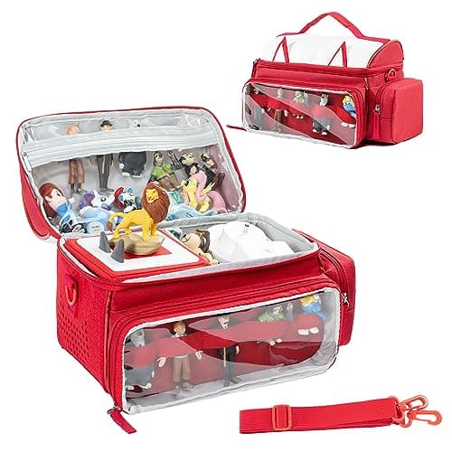 SFYBYHEART Carrying Case Compatible with Toniebox Starter Set, Tonis Figures, Tonis Characters, Cute Tony Case, Tonis Storage and Organizer with Shoulder Strap