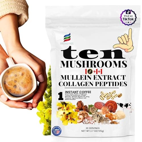 SUNDAFONE Protein Iced Mushroo...ollagen, 0g Sugar, 30 Servings