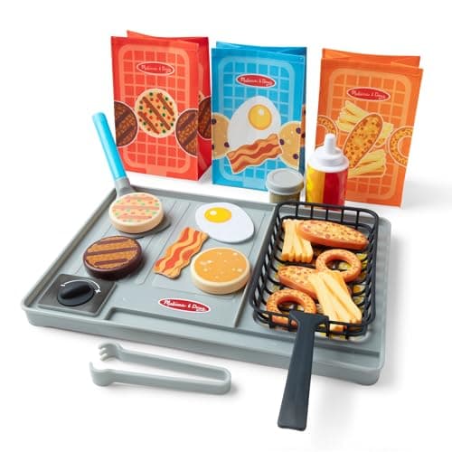 Melissa & Doug Flip & Fry Gril... Toys for Girls & Boys Ages 3+
