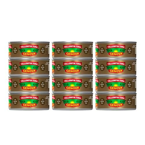 Genova Premium Yellowfin Tuna in Olive Oil 5-oz. Can 12-Pack for $14 via Sub & Save + free shipping w/ Prime