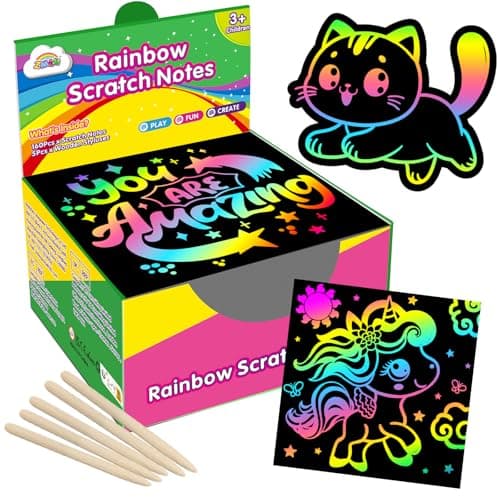 Rainbow Scratch Art Notes 165-Piece Set Just $4.37 Shipped on Amazon