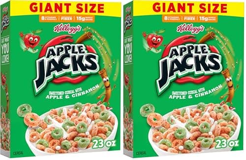 Kellogg’s Apple Jacks Breakfas...l,23oz Box (1 Box),(Pack of 2)