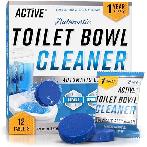 12-Count ACTIVE Automatic Toilet Bowl Cleaner Tablets (Fresh Scent) $11.87 w/ S&S + Free Shipping w/ Prime or on $35+