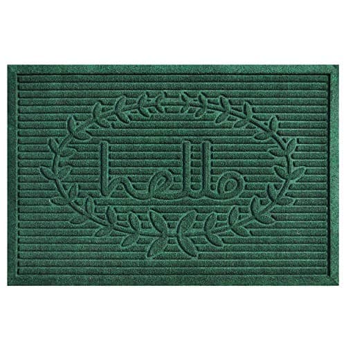 Calloway Mills 103153660 Poly ...tdoor Mat, 3' x 5', Dark Green