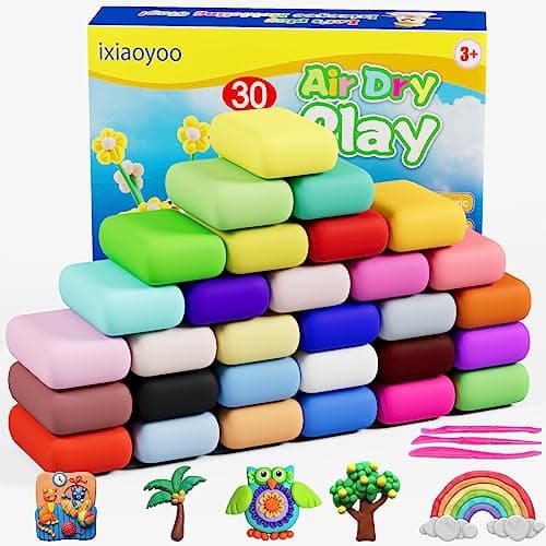 Air Dry Modeling Clay Kit w/ 30 Colors Just $9.99 on Amazon