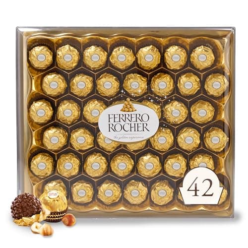 42-Count 18.5-Oz Ferrero Rocher Fine Hazelnut Milk Chocolates Gift Box $17.37 + Free Shipping w/ Prime or on orders over $35