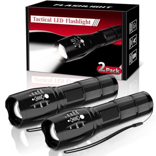 $8.99 | 2-pk High Lumens Tactical Flashlights at Amazon