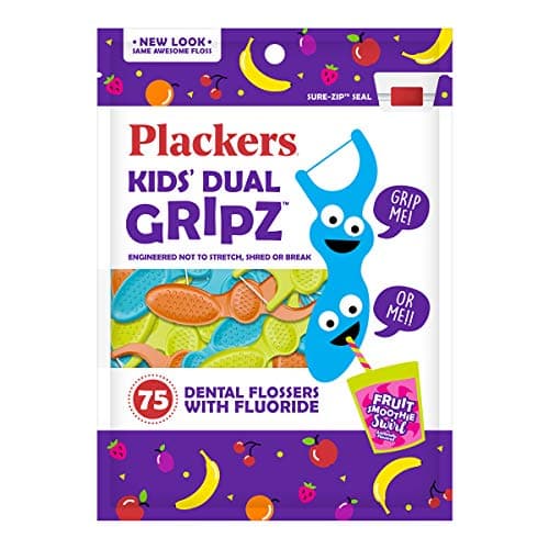 Plackers Kids Flossers Wild Be... 75 Count - Packaging may vary