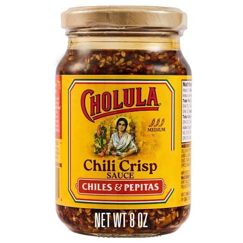 Cholula Chili Crisp Sauce, Chi...as, Eggs, Pizza and More, 8 oz