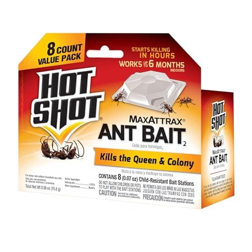 Prime Members: 8-Ct Hot Shot MaxAttrax Ant Bait Child-Resistant Stations $2.75 + Free S&H