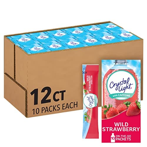 Crystal Light Wild Strawberry Powdered Drink Mix 120-Pack for $14 via Sub. & Save + free shipping w/ Prime