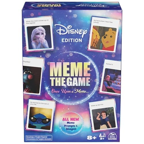 Spin Master Games, Disney Meme..., 3-6 Players, for Ages 8 & Up