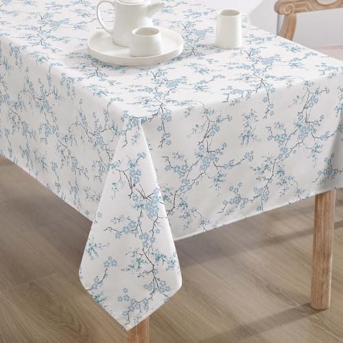 Laura Ashley Decorative Tablec...y, 60" x 84", Oriental Blossom