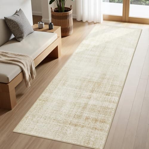Joydeco Runner Rug 2x5 Non Sli...m, Kitchen and Corridor, Beige