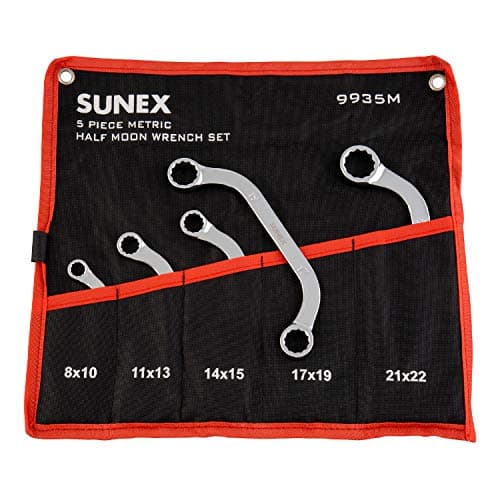 Sunex Tools 5-Piece Metric Half Moon Wrench Set for $20 + free shipping w/ Prime