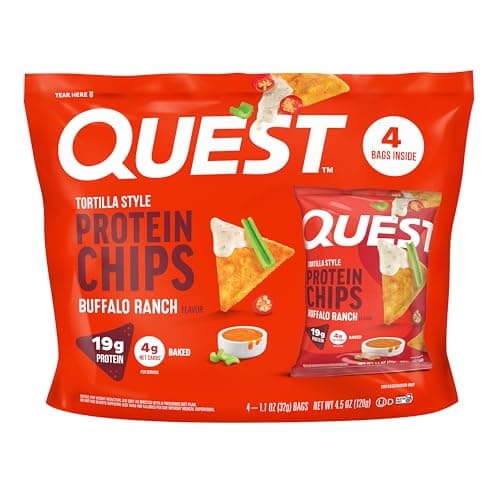 4-Ct 1.1-Oz Quest Nutrition Tortilla Style Protein Chips (Buffalo Ranch) $6.50