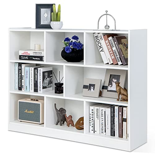 Giantex 8 Cube Bookcase, Frees...Living Room, Kid’s Room, White