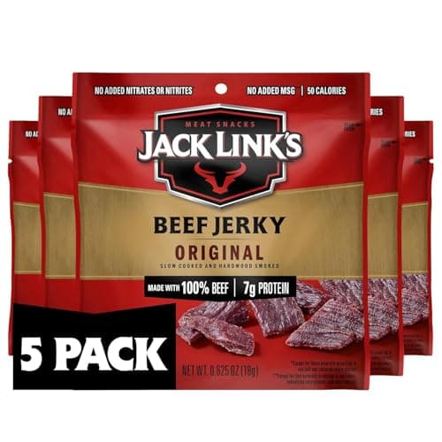 Select Accounts: 5-Pk 0.625-Oz Jack Link's Beef Jerky (Original) $4 w/ S&S