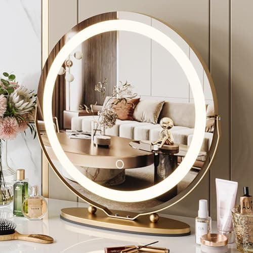 GAOMON 2024 New 19 Inch Vanity...bletop, Easy to Install (Gold)