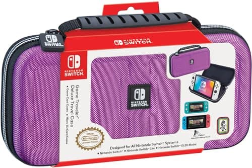 RDS Industries Game Traveler Deluxe Case for Nintendo Switch (Purple) $12