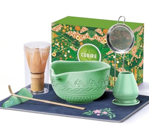 8-Piece Cooiere Matcha Whisk Set w/ Handcrafted Bamboo Chasen and Bowl $8.99 + Free Shipping w/ Prime or on $35+