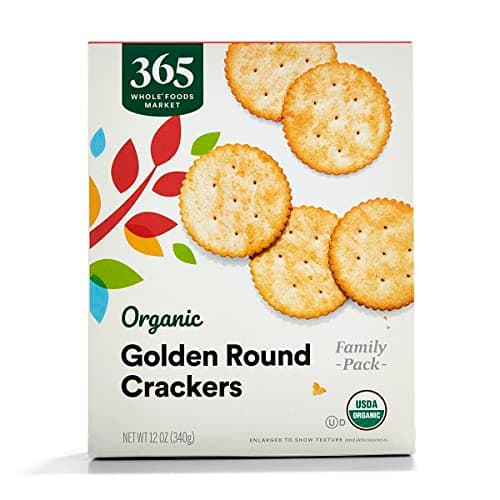 365 by Whole Foods Market, Organic Golden Round Crackers, 12 Ounce~$2.70 After Coupon & S&S @ Amazon~Buy 4 & Save More!