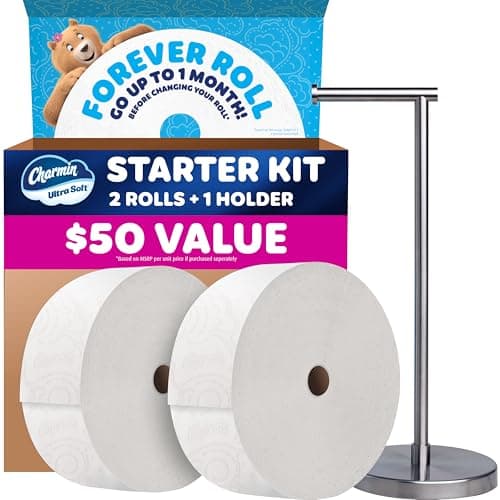 Charmin Ultra Soft Forever Toilet Roll Starter Kit  for $20 + free shipping w/ Prime