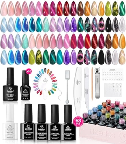 Beetles 36-Color Cat Eye Gel Nail Polish Kit Only $37.99 Shipped w/ Amazon Prime