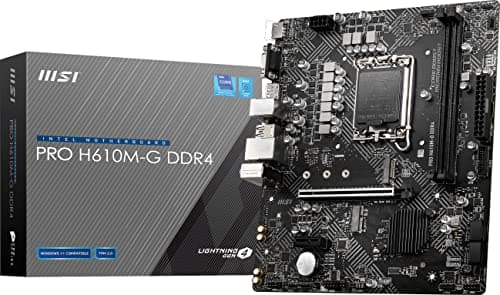 [NEW] $69.99 | MSI PRO H610M-G DDR4 V1 Motherboard at Amazon