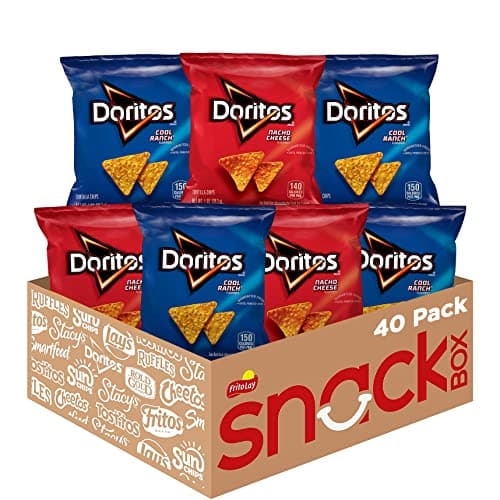 Prime Members: 40-Pk 1oz Doritos Variety Pack (Nacho Cheese & Cool Ranch) $14.10 w/ S&S