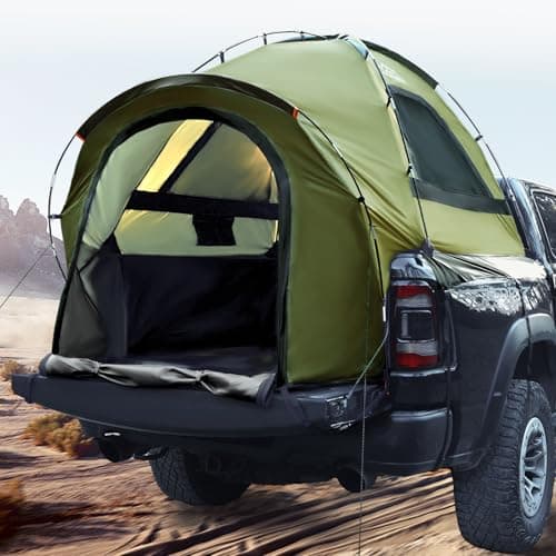 Truck Bed Tent, Waterproof PU3000mm, 5.5-6.0 Ft Bed - $59.99