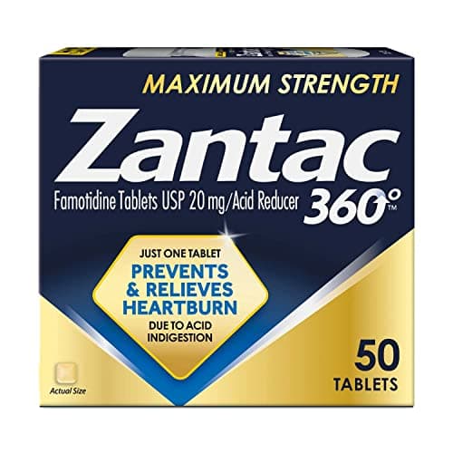 Zantac 360 Maximum Strength Ta...tion and Relief, 20 mg Tablets