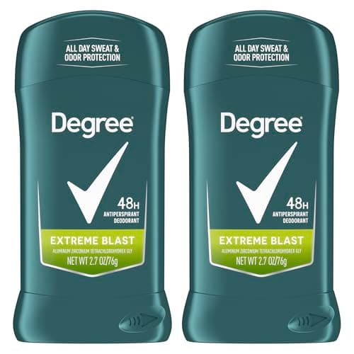[SnS, AC] $3* | 2-Pack 2.7-Oz Degree Men's Antiperspirant Deodorant (Extreme Blast) at Amazon