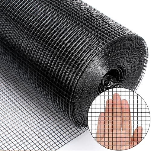 Zevemomo 36" x 50' 1/4inch PVC...Home Garden Rabbit Cage, Black