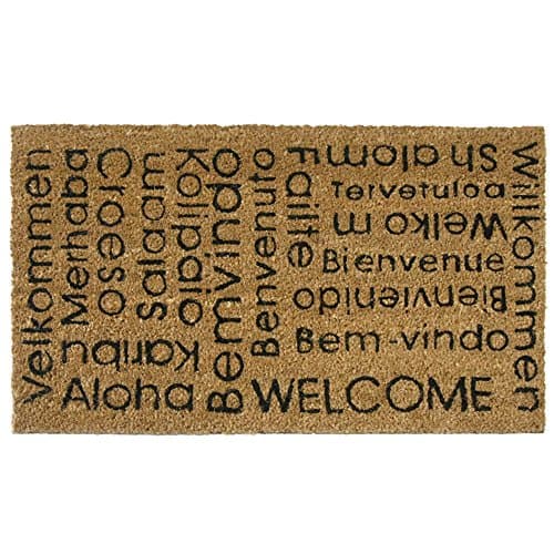 Rubber Cal Welcome Doormat, 18-InchX30-Inch