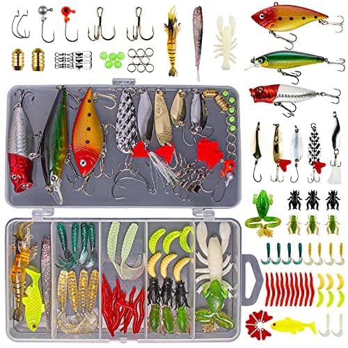 Prime Members: 78-Piece Fishing Lures Kit for Fishing $5.99 + Free Shipping w/ Prime or on $35+