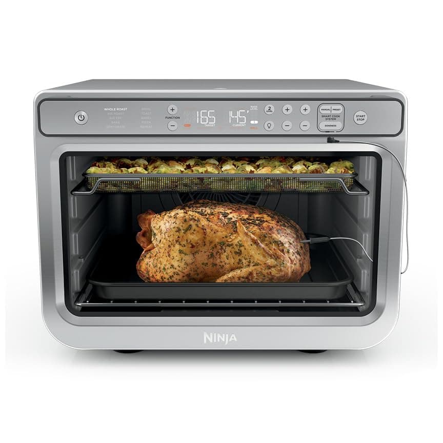 Ninja Air Fryer & Toaster Oven Combo 10-in-1 Prestige Smart XL Oven DT551 with Thermometer $249.95