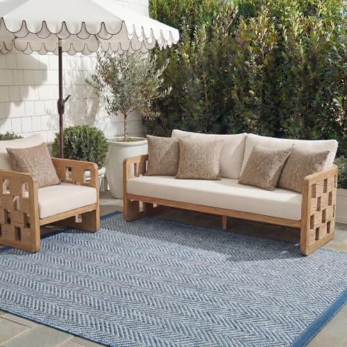 SAFAVIEH Courtyard Collection ...atio Backyard Mudroom Area Mat