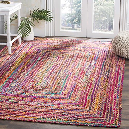 SAFAVIEH Area Rug 4x6 - Cape C...Woven Braided Design (CAP202A)
