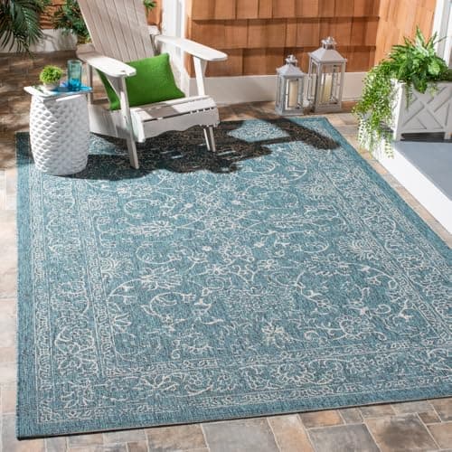 SAFAVIEH Washable Rug Outdoor ...ckyard, Mudroom (CY8680-37221)
