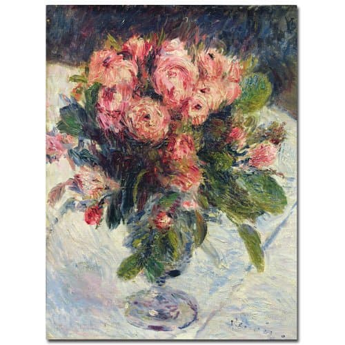 Trademark ART Pierreauguste Renoir Mossroses 1890 Canvas Art