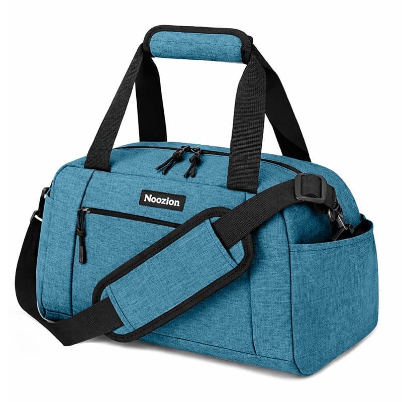 Noozion 14 inch Small Gym Bag for Women & Men, Lightweight Carry On Mini Duffle Bag with Multiple Pockets, Sports Bag for Travel and Workout.